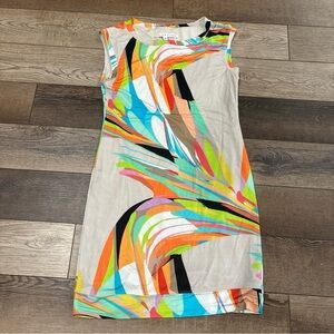 Trina Turk Multicolor Abstract Mini Dress